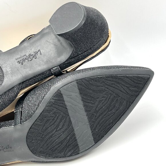 Life Stride Womens 9 Minimalist Black Low Heel Pointed Toe Heels Shoes - Picture 11 of 13